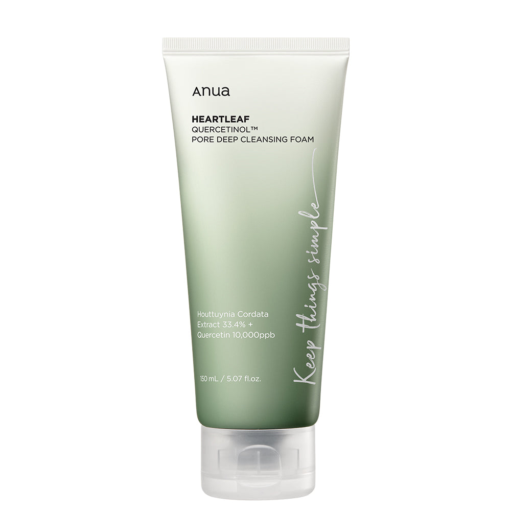 Anua Heartleaf Quercetinol Pore Deep Cleansing Foam 150ml (Vegan) 