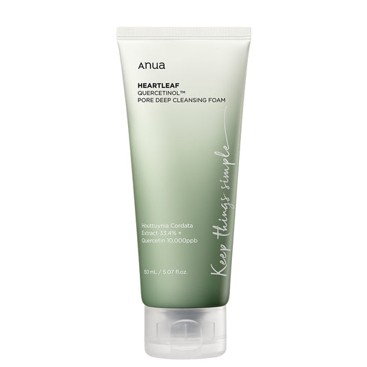 Anua Heartleaf Quercetinol Pore Deep Cleansing Foam 150ml (Vegan)