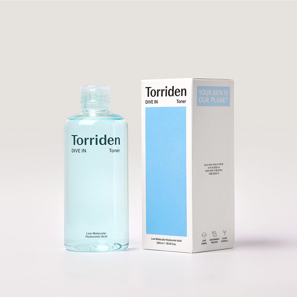 Torriden DIVE-IN Tonique à l'acide hyaluronique à faible molécule 300 ml 